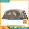 Coleman WeatherMaster Camping Tent with Screened Porch, Weatherproof 6-Person Family Tent with Included Rainfly and Carry Bag