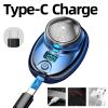 Mini Electric Shaver, Mini Shaver Portable Electric Shaver Electric Razor for Men, USB Rechargeable Waterproof Shaver Electric Beard Trimmer
