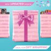 Pack of 100 Pink Strips Poly Mailers 9 x 12 Multipurpose Shipping Bags 9x12 Peel and Seal Closure; 2 mil Thick Waterproof Envelopes for Mailing Wrappi