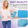 Blue Polypropylene Sleeves 18" Pack of 100 Non-Woven Fabric Oversleeves Protective Arm Sleeves Covers with Elasticated Wrist Elbow Plastic Arm Protect