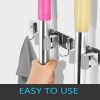 Broom and Mop Hanger Wall Mount, Broom Hook, Broom Rack, Stainless Steel Mop Broom Holder Wall Mounted, Broom Storage