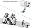 Broom and Mop Hanger Wall Mount, Broom Hook, Broom Rack, Stainless Steel Mop Broom Holder Wall Mounted, Broom Storage