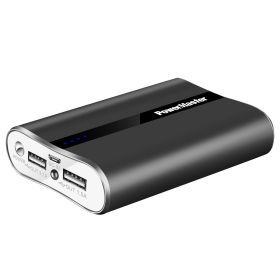 12000mAh Portable Charger with Dual USB Ports  External Battery Pack (Color: black)
