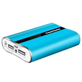 12000mAh Portable Charger with Dual USB Ports  External Battery Pack (Color: Blue)