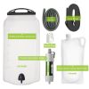 miniwell Outdoor Portable Gravity Water Filter System with Water Reservoir for hiking,camping,survival and travel