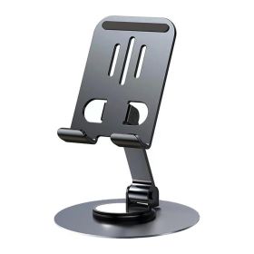 360 Rotation Fully Adjustable Foldable Phone Stand (Color: black)