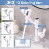 Faucet for Bathroom Sink; Bathroom Faucet with 1080° Rotary Faucet; 1 Hole; with Spray Dual Function; Temperature Display; ; Hot and Cold Dual Control