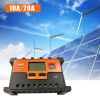 10A/20A Charge Controller Muti-use Automatic Solar Regulator 12/24V Auto Recognition Home Solar Power System