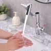 Faucet for Bathroom Sink; Bathroom Faucet with 1080° Rotary Faucet; 1 Hole; with Spray Dual Function; Temperature Display; ; Hot and Cold Dual Control